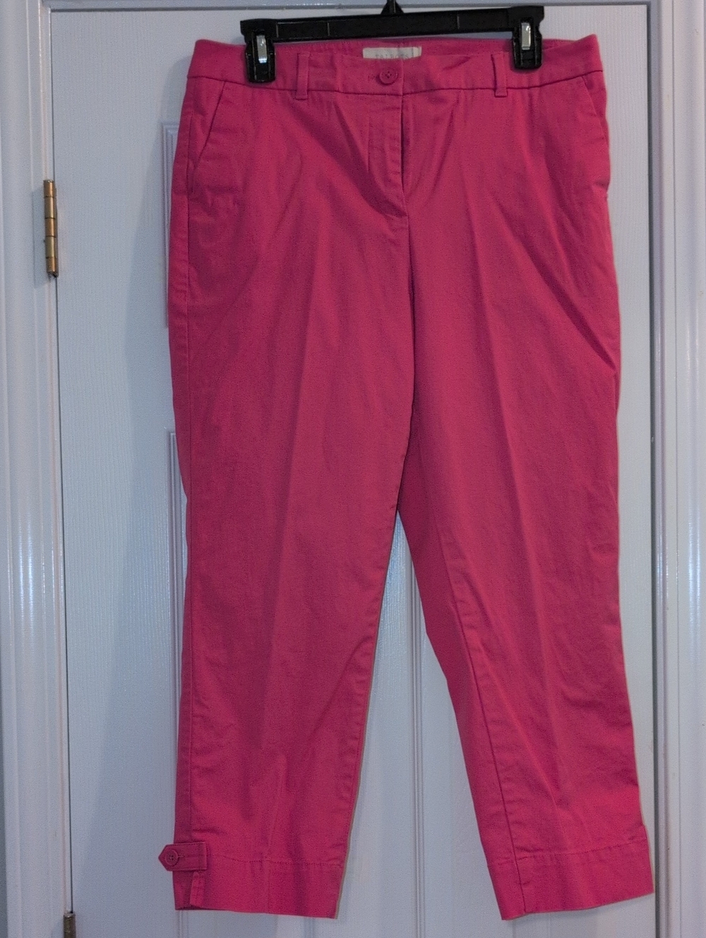 Talbots Bright Pink Ankle Crop Pants